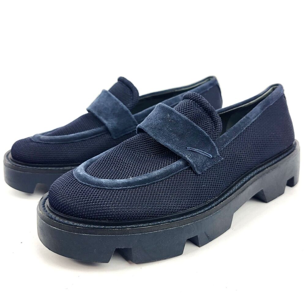 Franco Sarto Ream Women's Shoes Platform Size 5.5 M Navy Blue